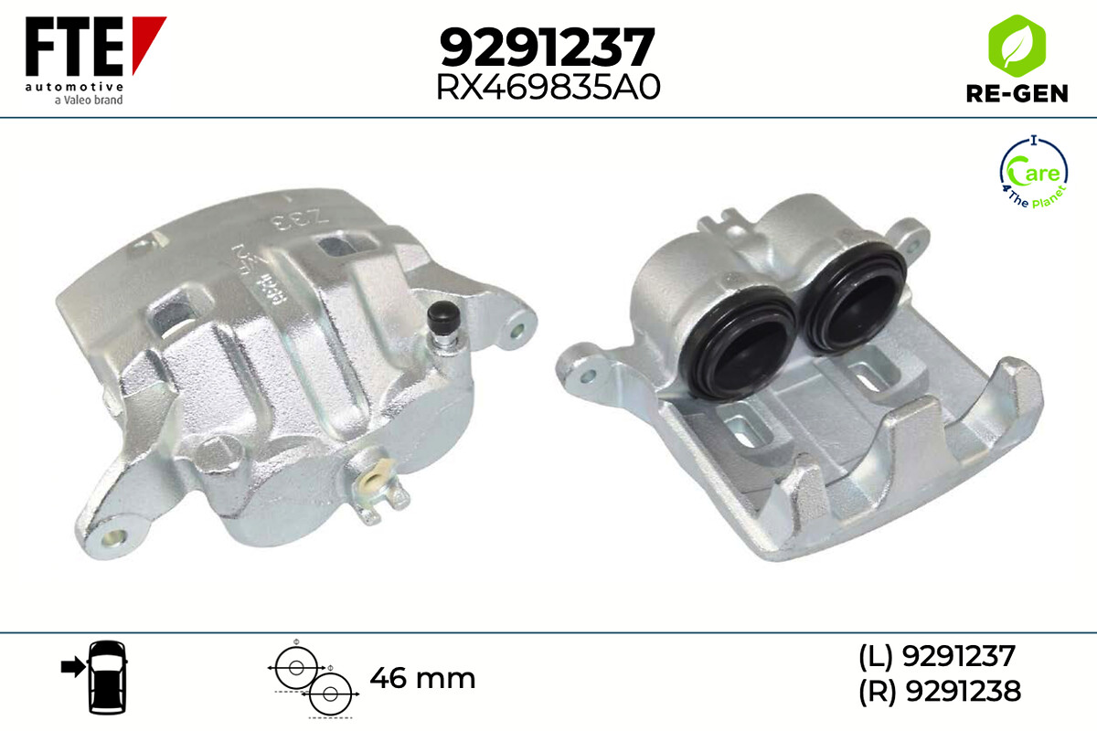 Étrier de frein FTE automotive GmbH ref. 9291237