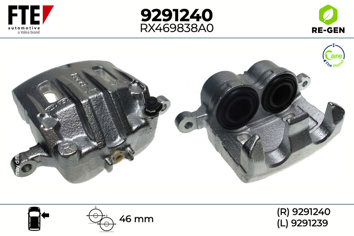 Étrier de frein FTE automotive GmbH ref. 9291240