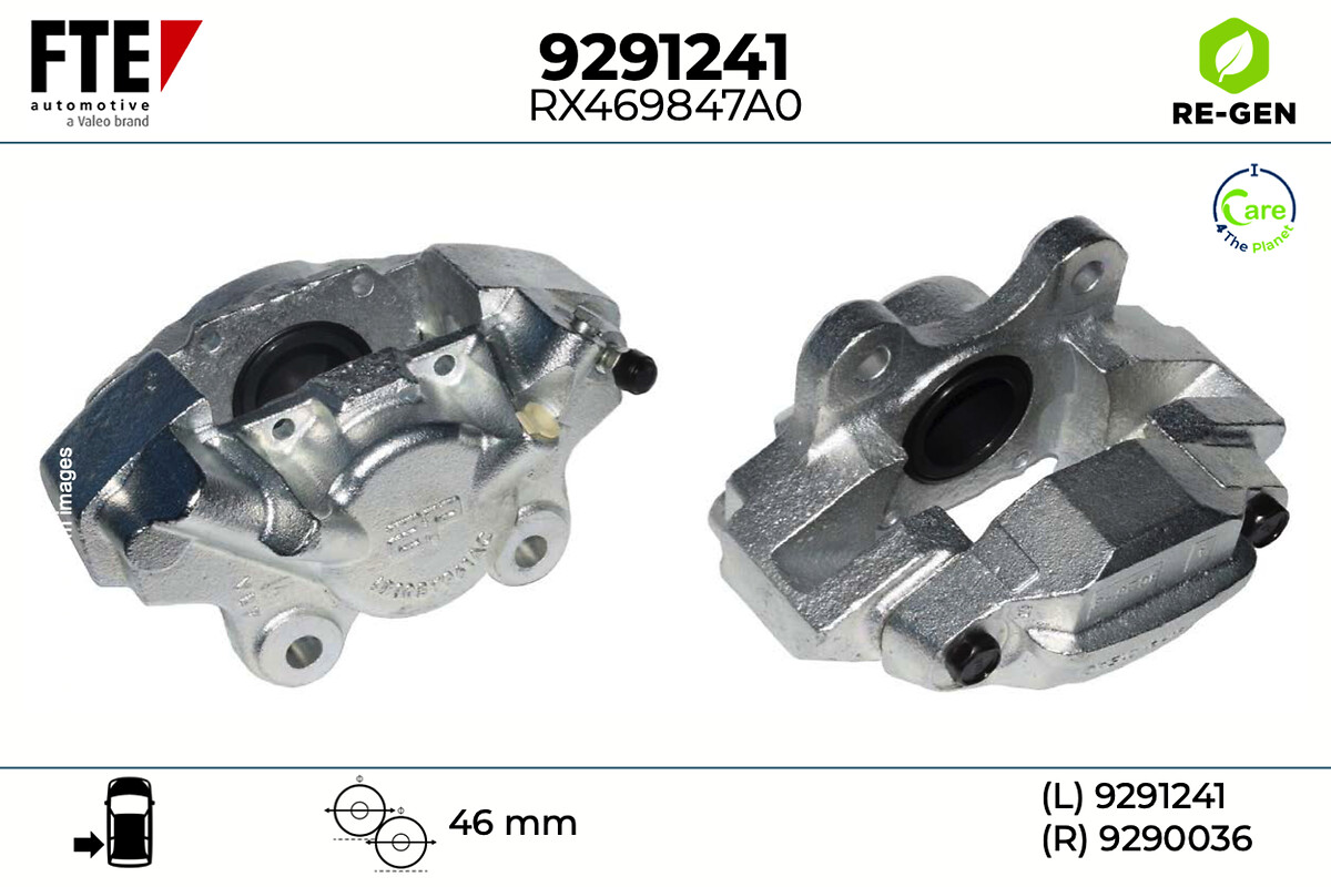 Étrier de frein FTE automotive GmbH ref. 9291241