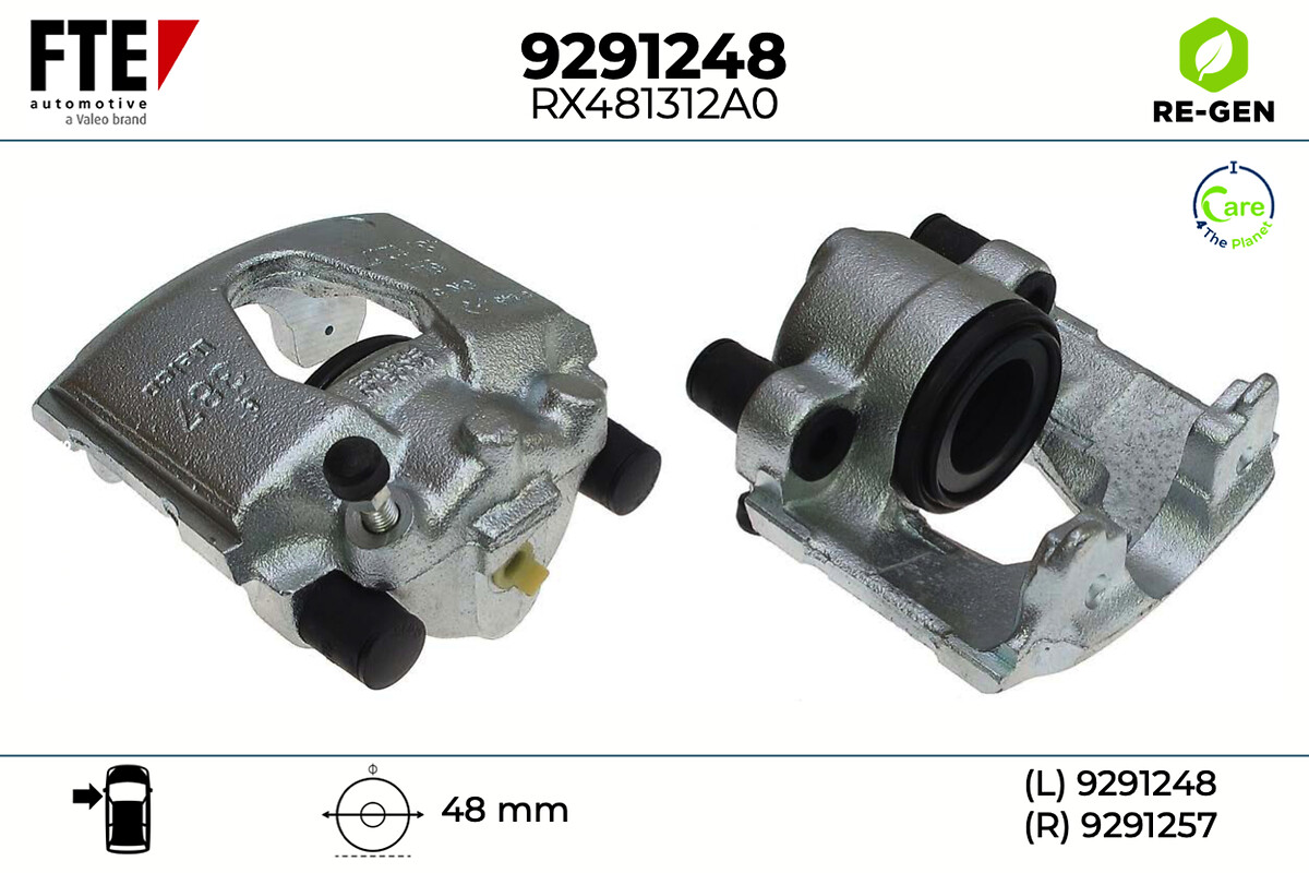 Étrier de frein FTE automotive GmbH ref. 9291248
