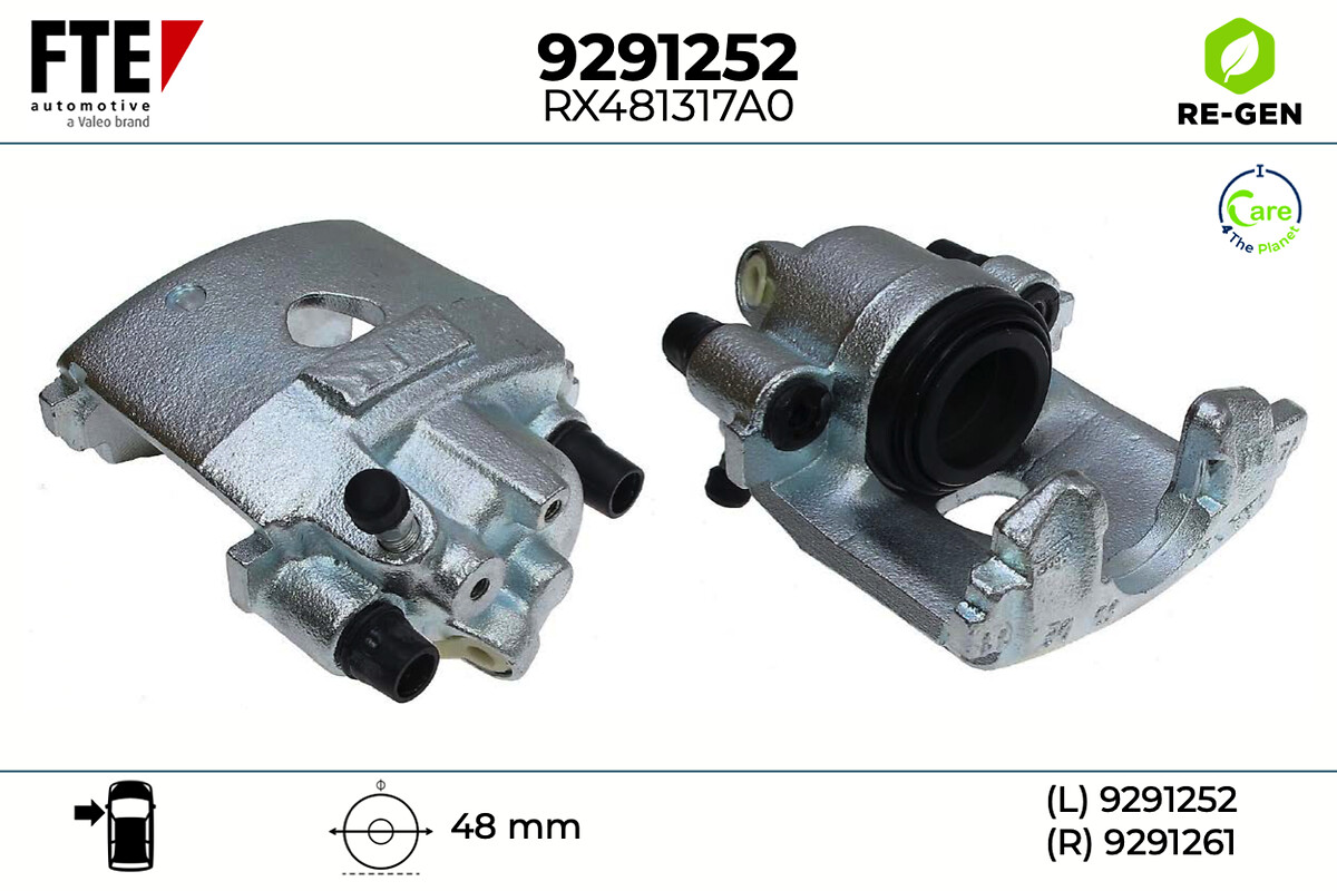 Étrier de frein FTE automotive GmbH ref. 9291252