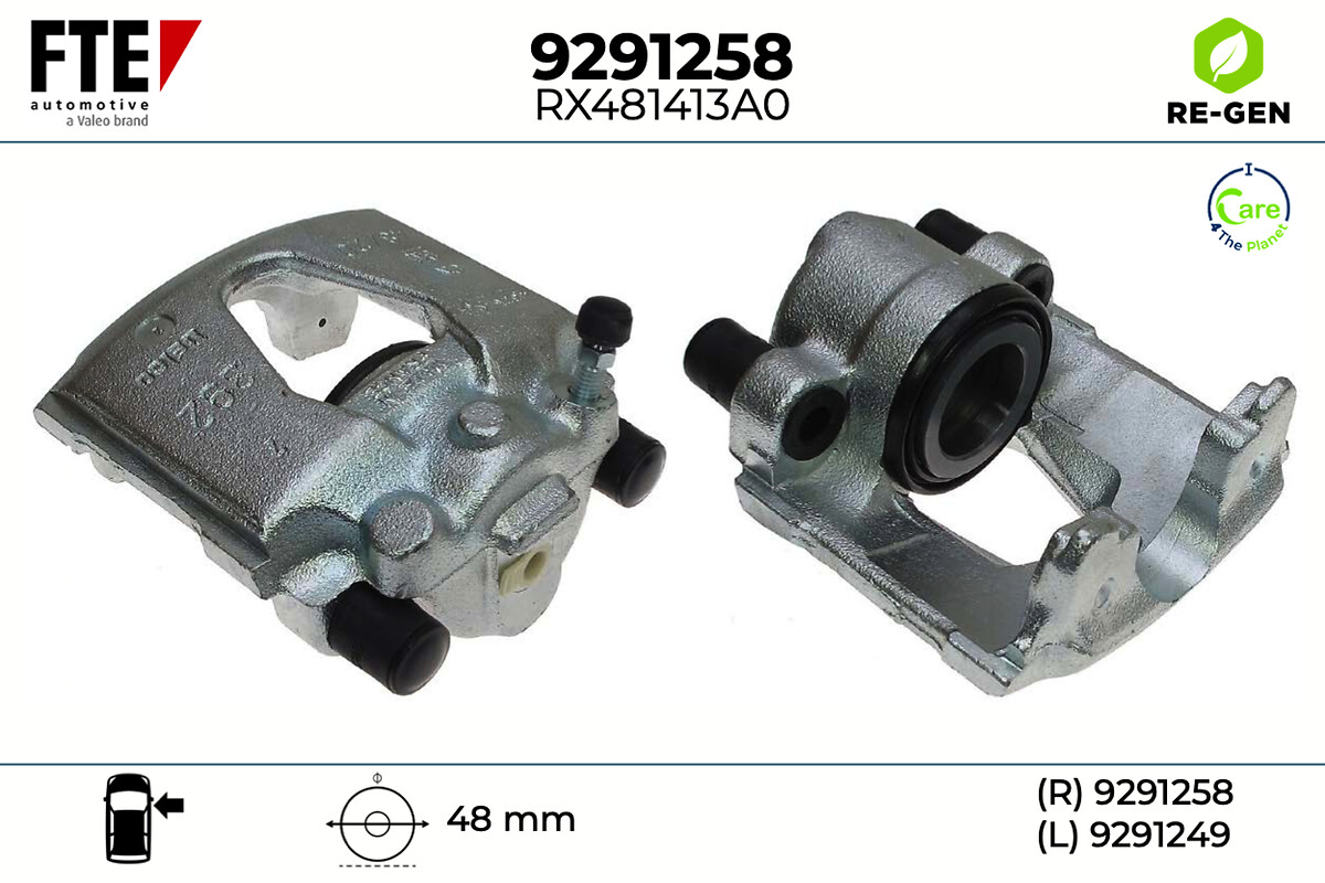 Étrier de frein FTE automotive GmbH ref. 9291258