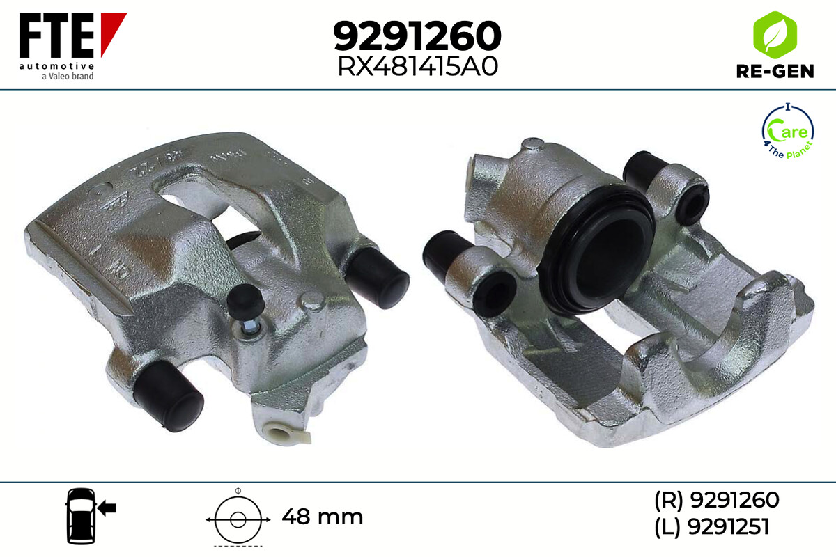 Étrier de frein FTE automotive GmbH ref. 9291260