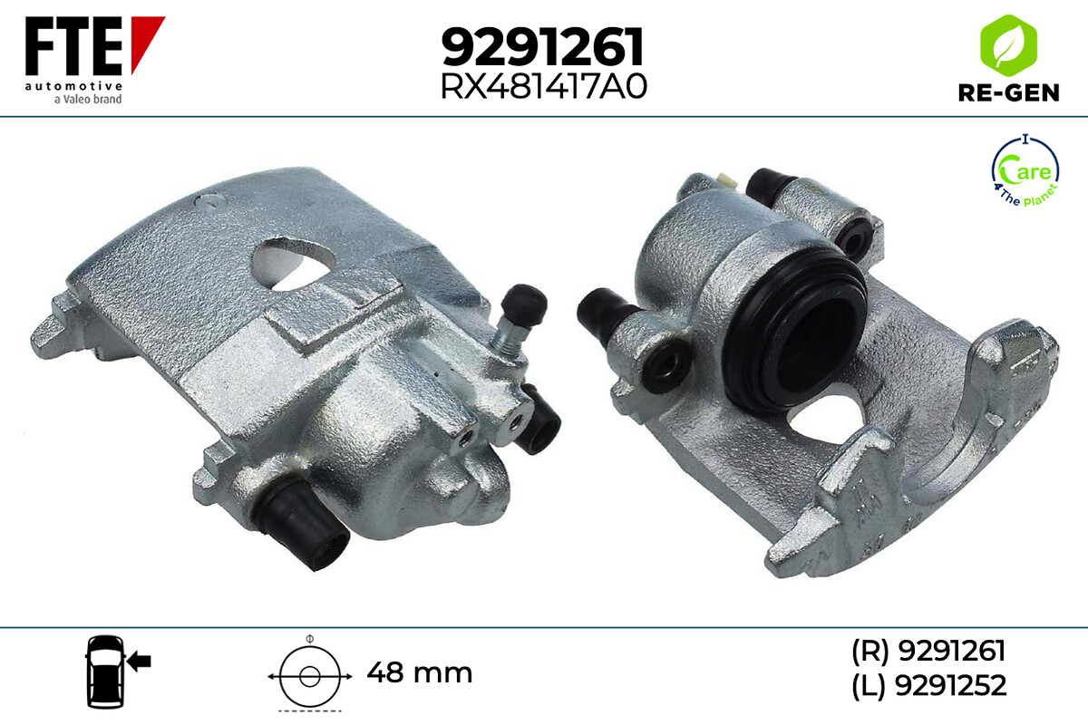 Étrier de frein FTE automotive GmbH ref. 9291261