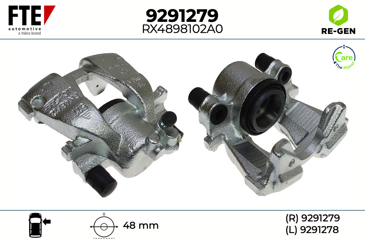 Étrier de frein FTE automotive GmbH ref. 9291279