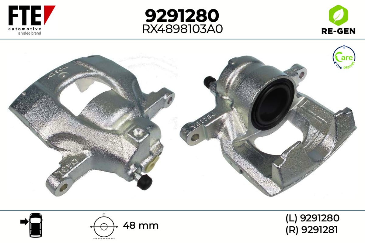 Étrier de frein FTE automotive GmbH ref. 9291280