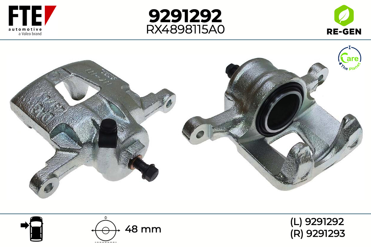 Étrier de frein FTE automotive GmbH ref. 9291292