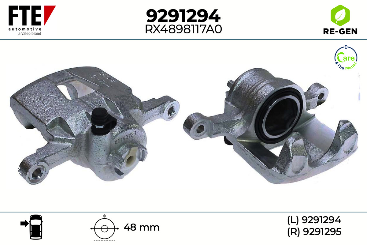 Étrier de frein FTE automotive GmbH ref. 9291294