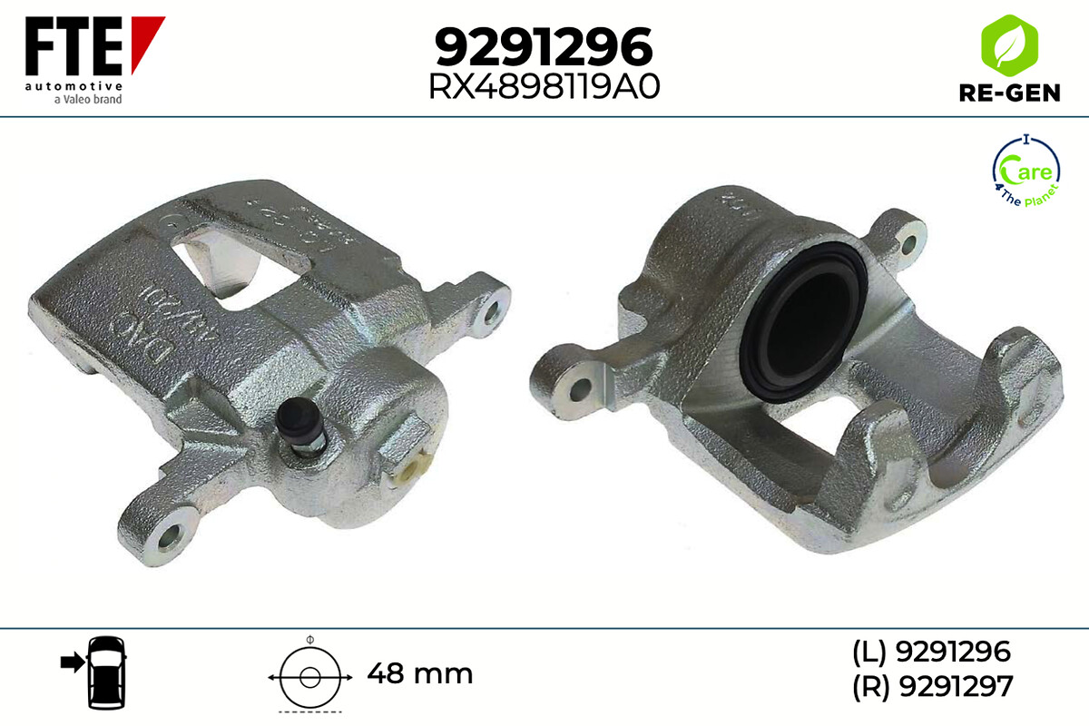 Étrier de frein FTE automotive GmbH ref. 9291296