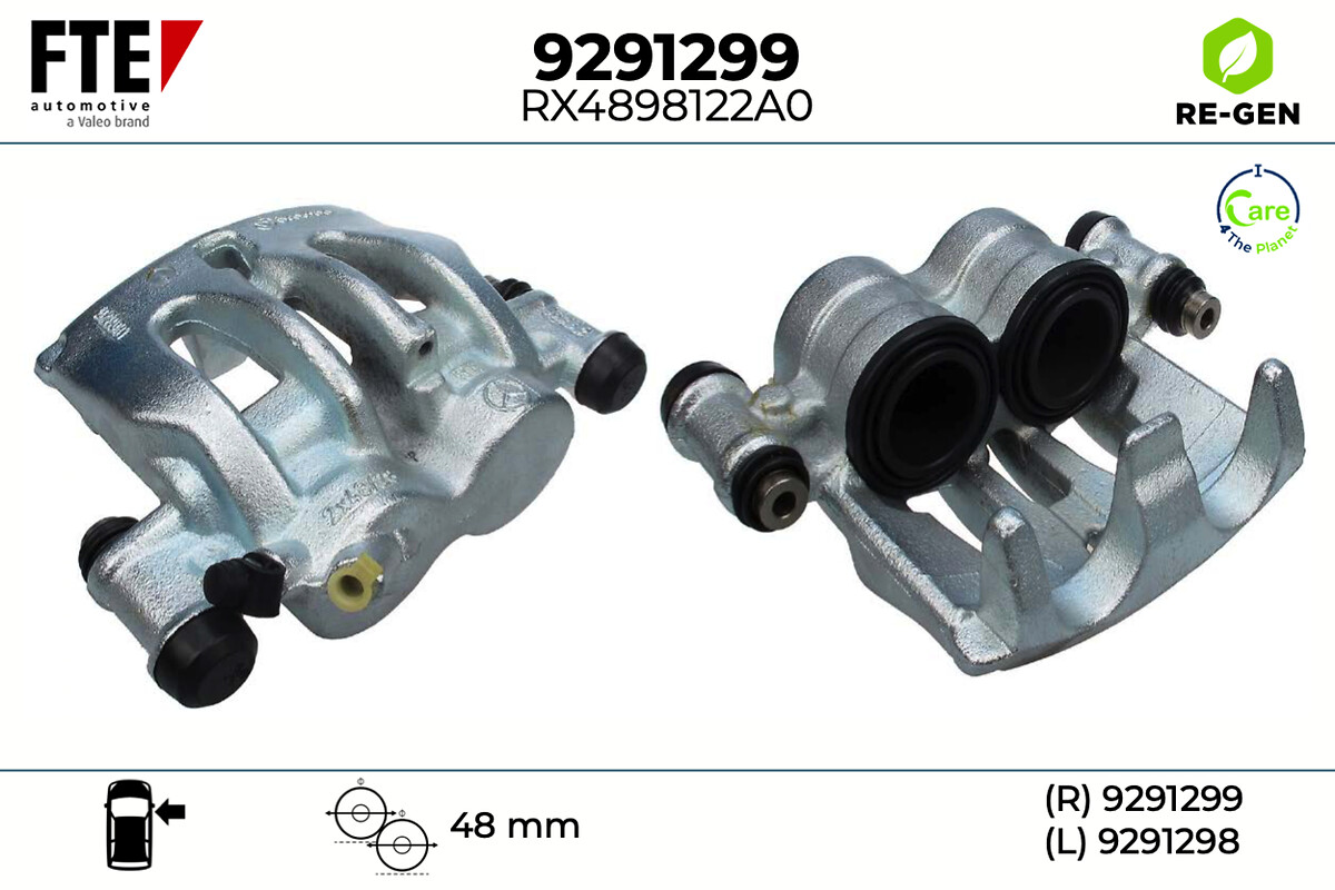 Étrier de frein FTE automotive GmbH 9291299