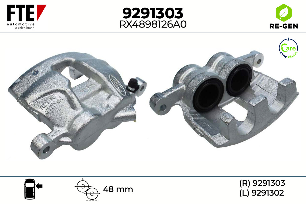 Étrier de frein FTE automotive GmbH 9291303