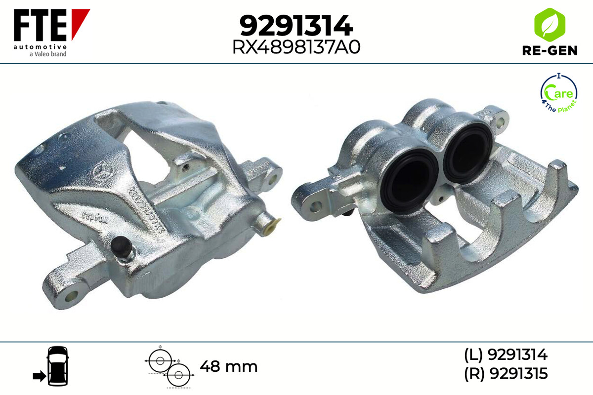 Étrier de frein FTE automotive GmbH ref. 9291314