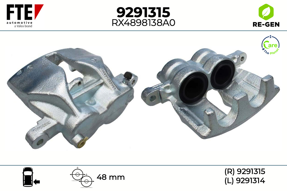 Étrier de frein FTE automotive GmbH ref. 9291315