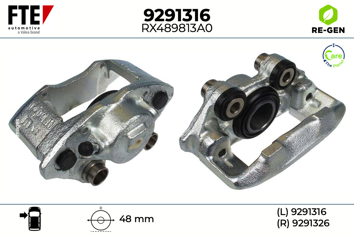 Étrier de frein FTE automotive GmbH ref. 9291316