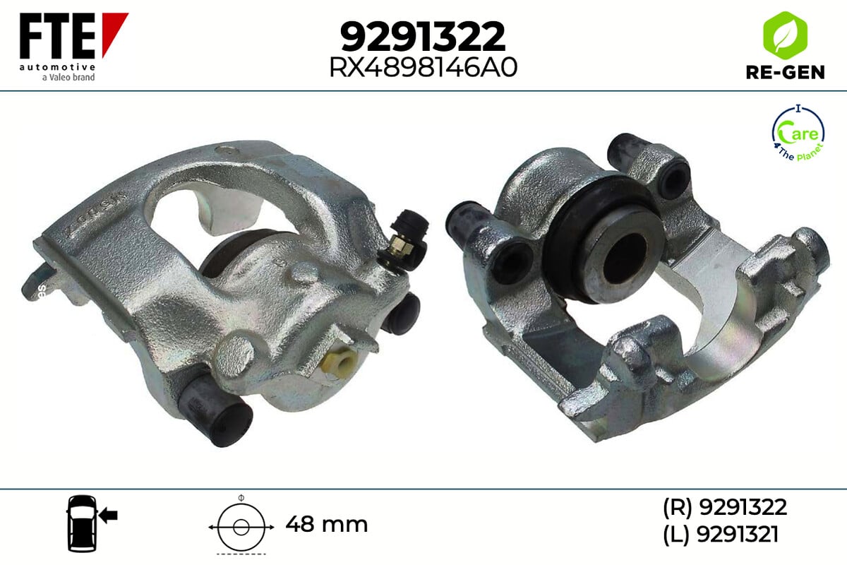 Étrier de frein FTE automotive GmbH ref. 9291322