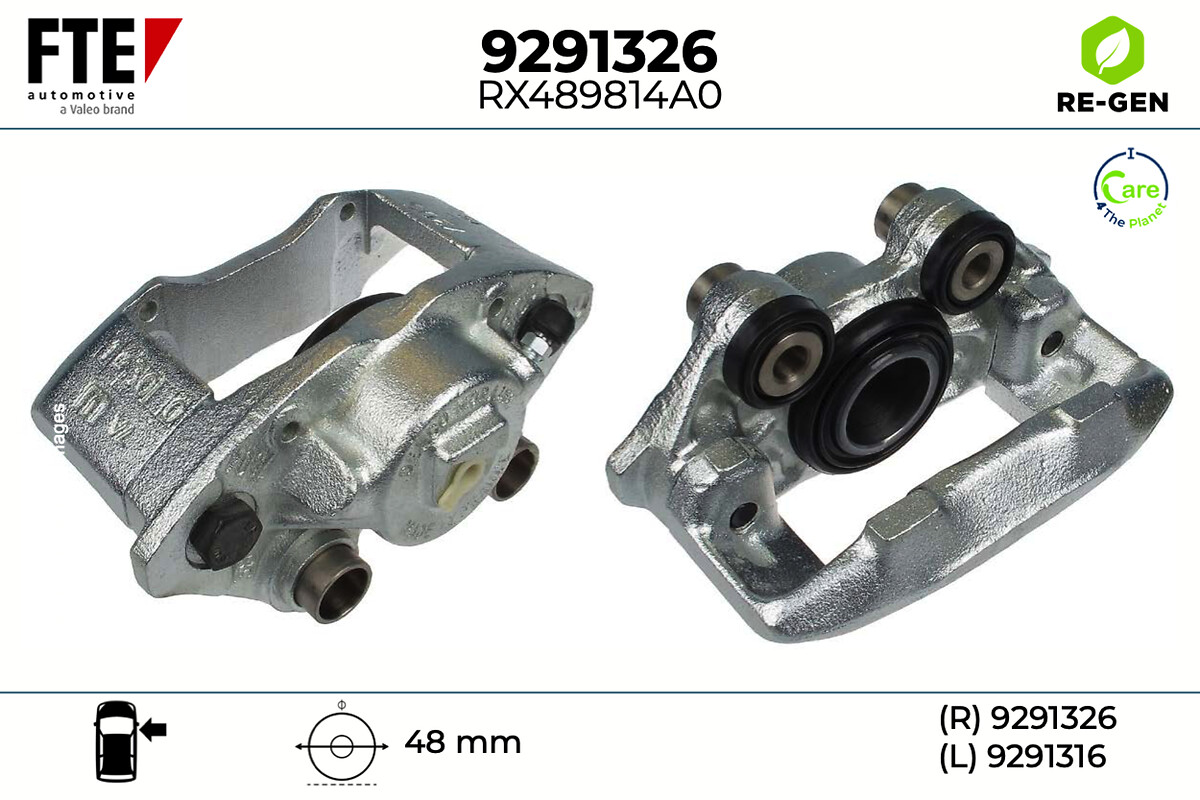 Étrier de frein FTE automotive GmbH ref. 9291326