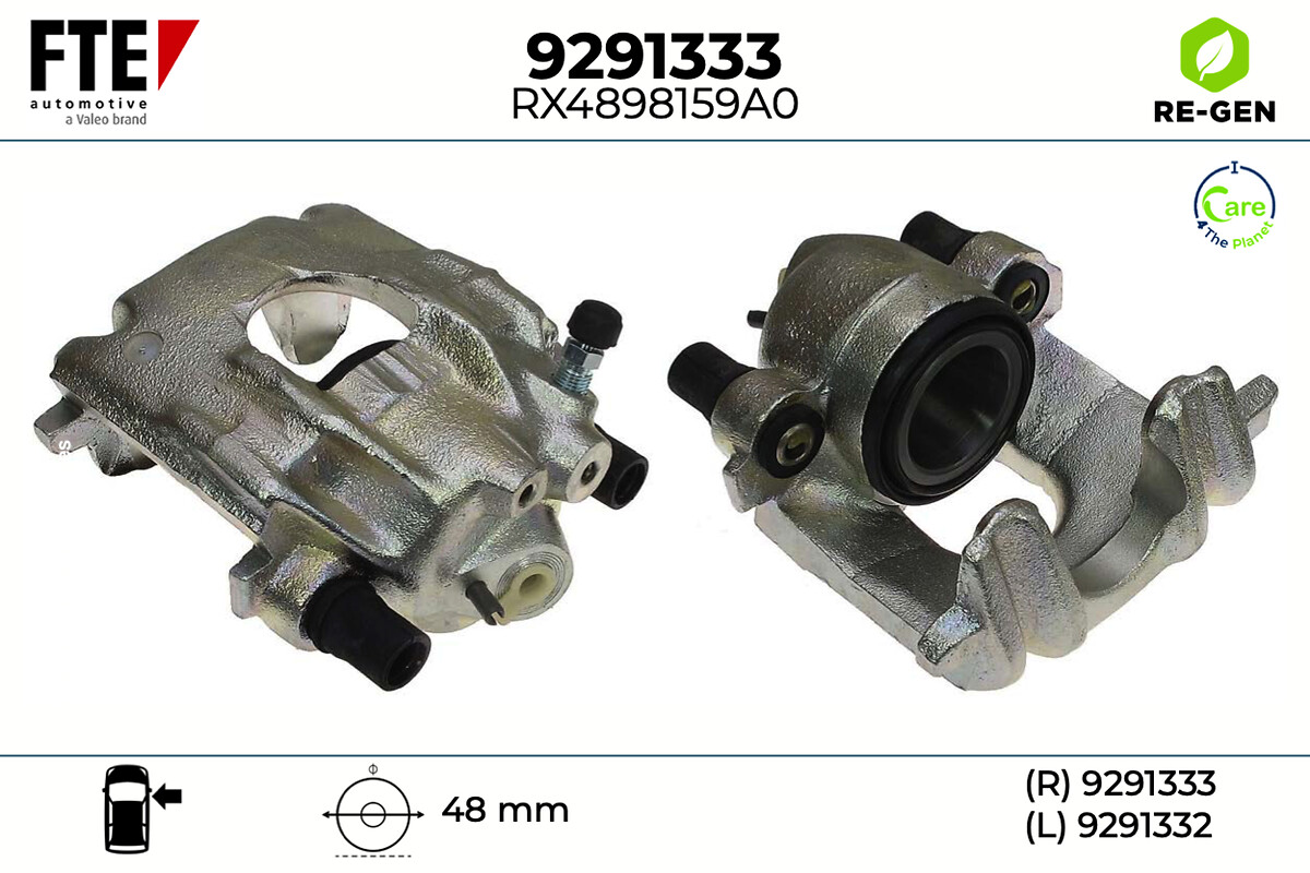 Étrier de frein FTE automotive GmbH ref. 9291333
