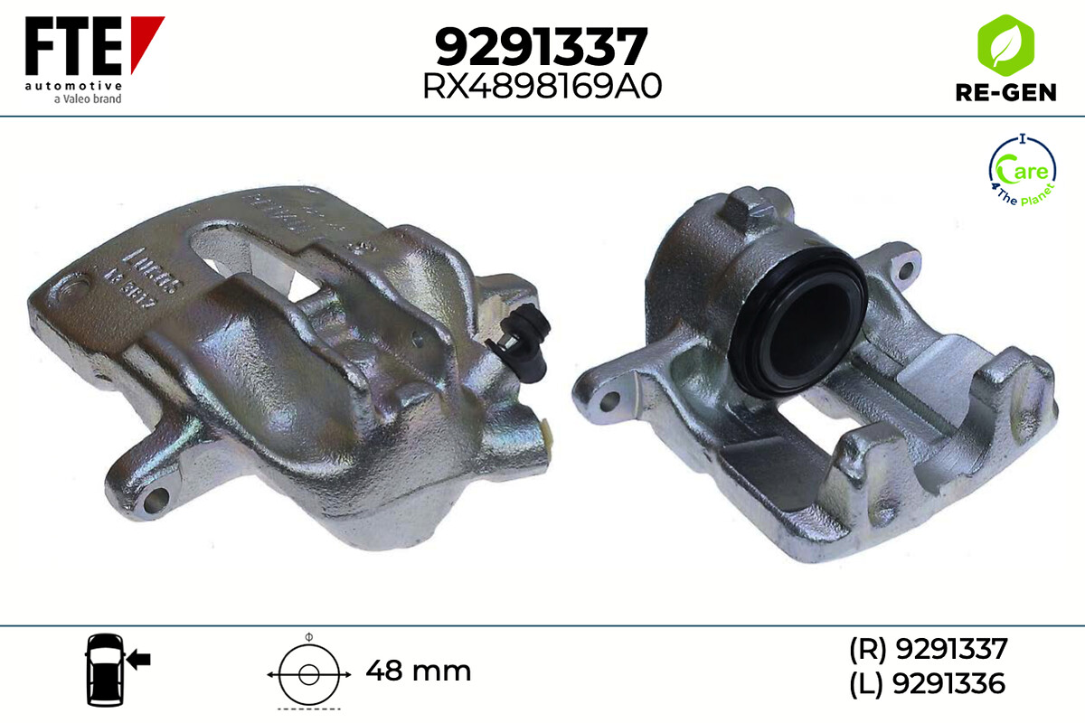 Étrier de frein FTE automotive GmbH ref. 9291337