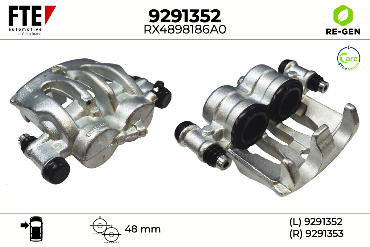 Étrier de frein FTE automotive GmbH 9291352