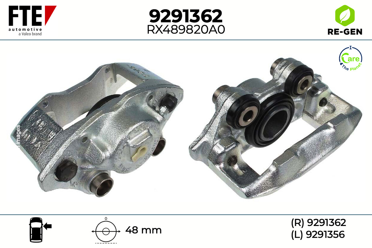 Étrier de frein FTE automotive GmbH ref. 9291362