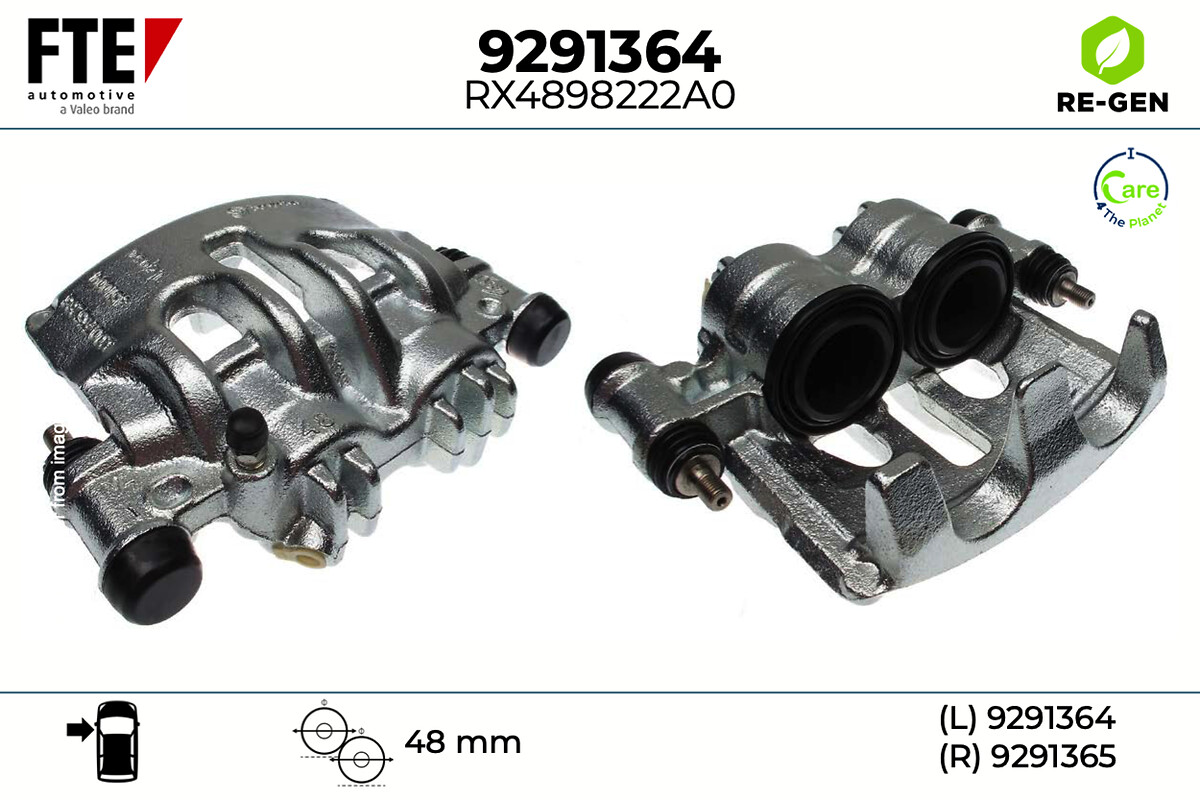 Étrier de frein FTE automotive GmbH ref. 9291364
