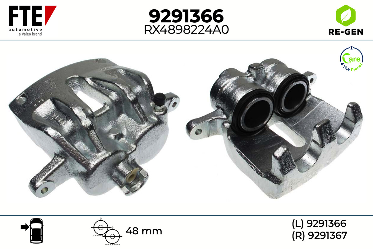 Étrier de frein FTE automotive GmbH ref. 9291366