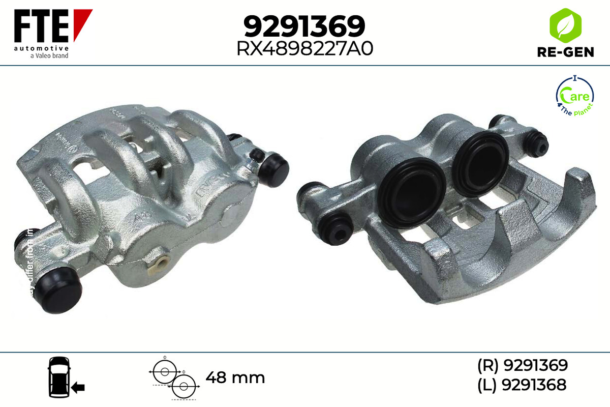 Étrier de frein FTE automotive GmbH ref. 9291369