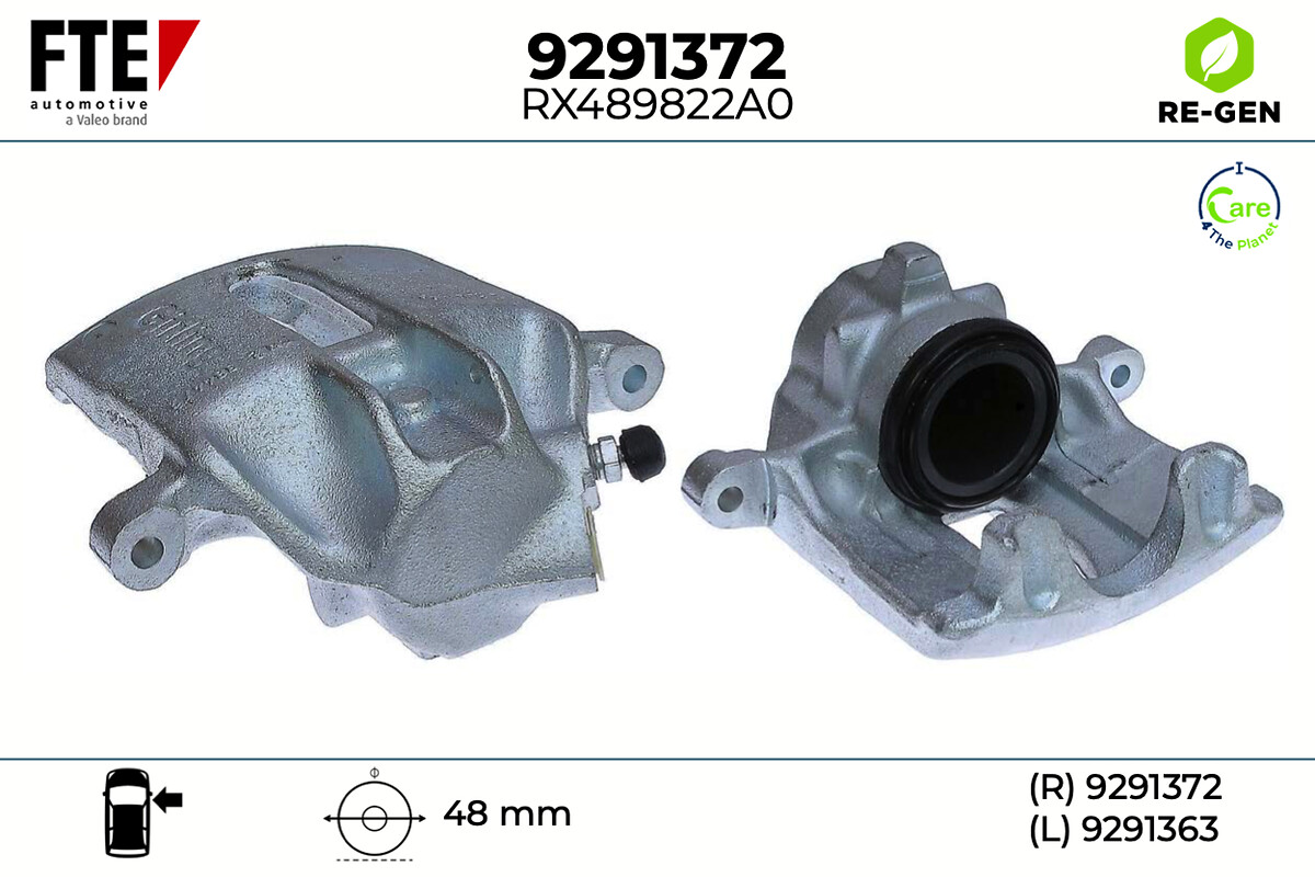 Étrier de frein FTE automotive GmbH ref. 9291372