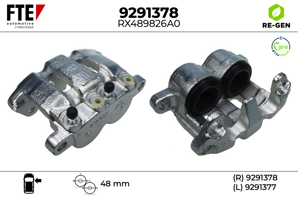 Étrier de frein FTE automotive GmbH ref. 9291378
