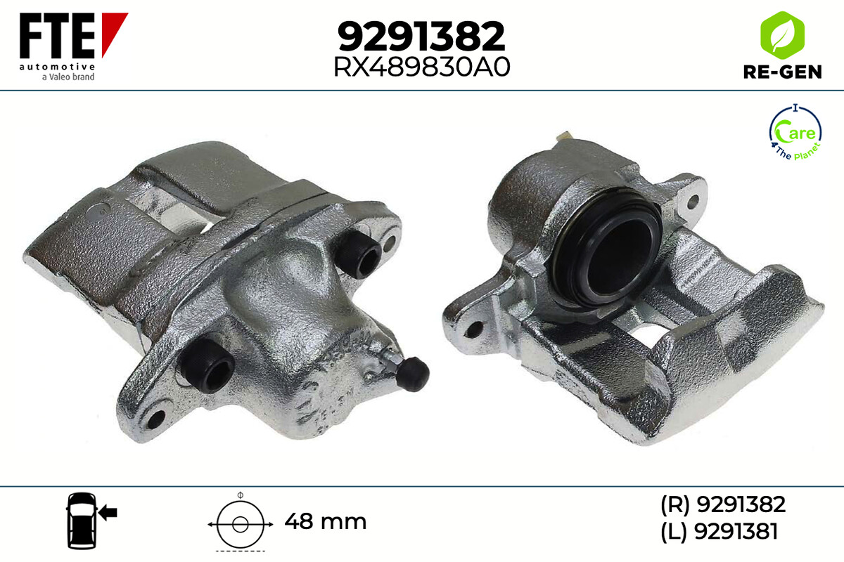 Étrier de frein FTE automotive GmbH ref. 9291382