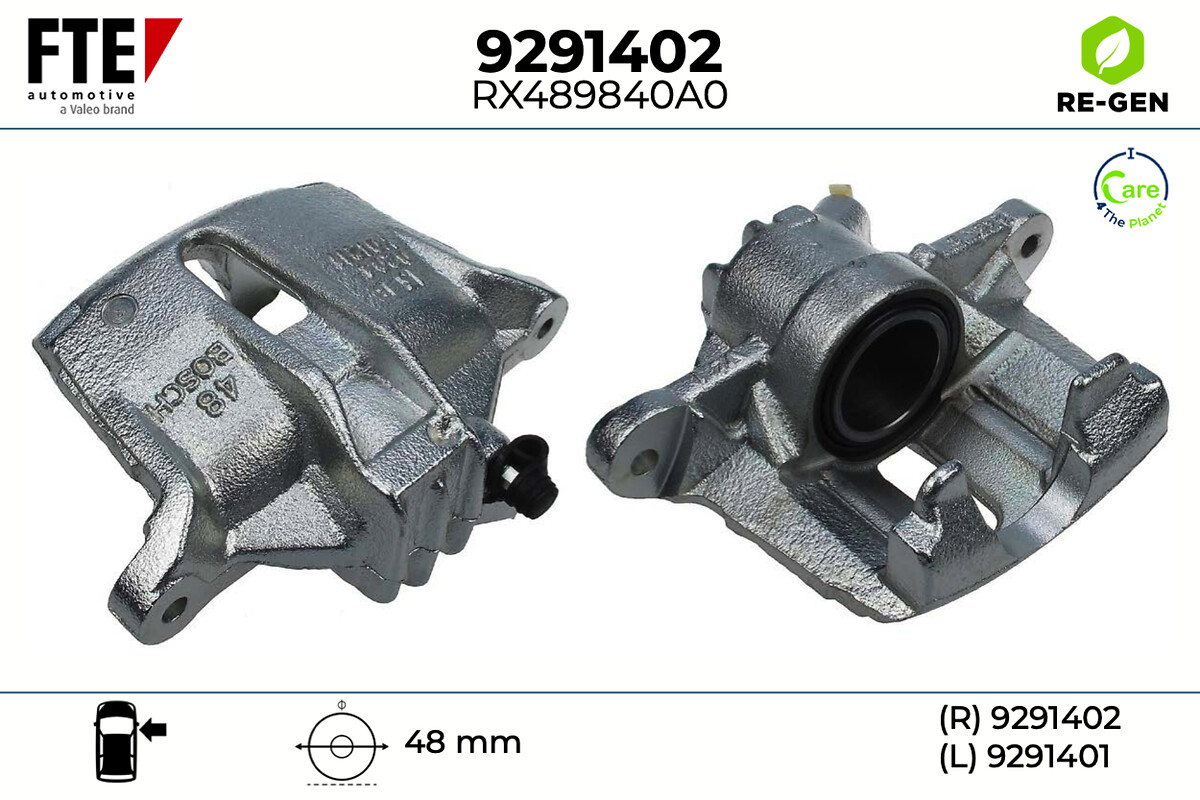 Étrier de frein FTE automotive GmbH ref. 9291402