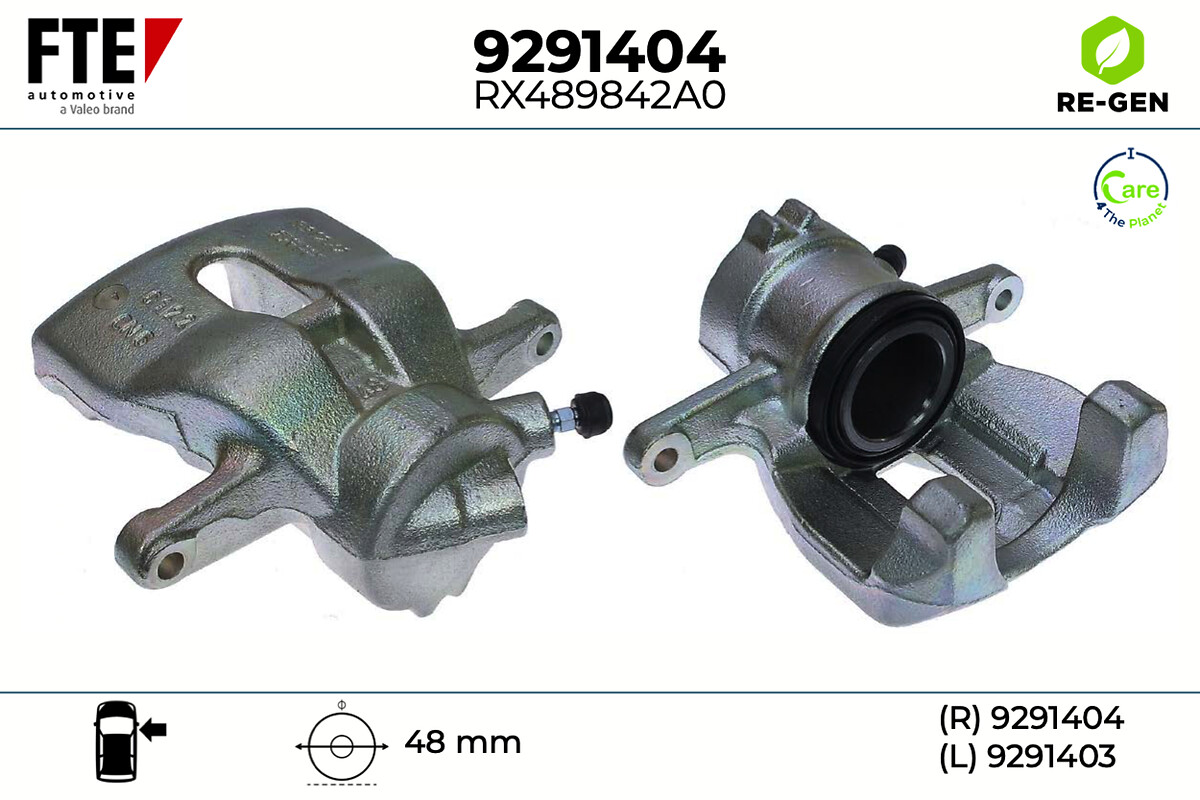 Étrier de frein FTE automotive GmbH ref. 9291404
