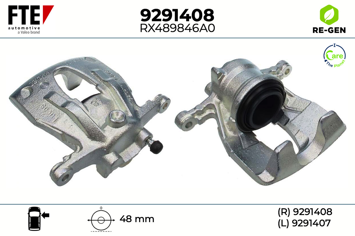 Étrier de frein FTE automotive GmbH ref. 9291408