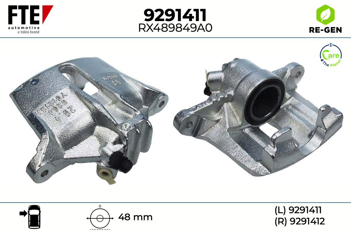 Étrier de frein FTE automotive GmbH ref. 9291411