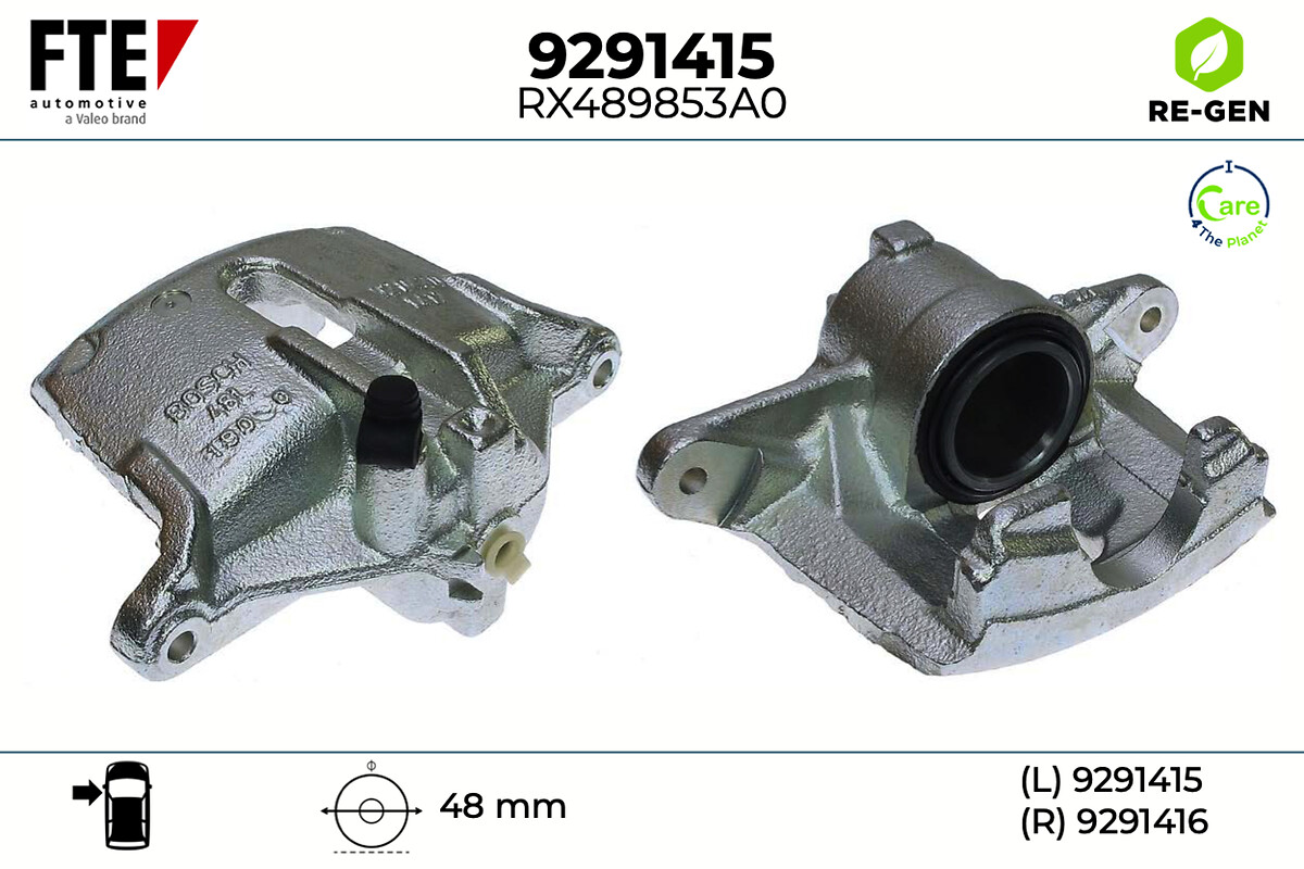Étrier de frein FTE automotive GmbH ref. 9291415