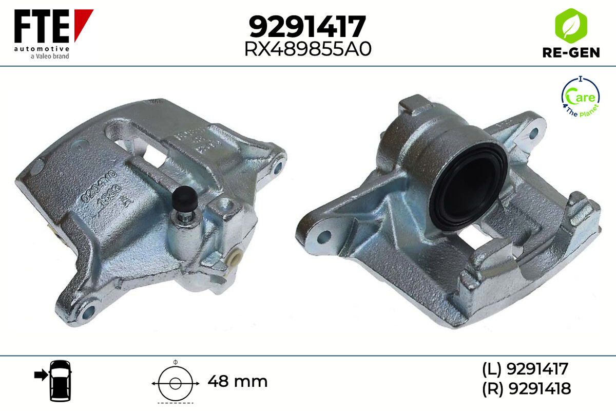 Étrier de frein FTE automotive GmbH ref. 9291417