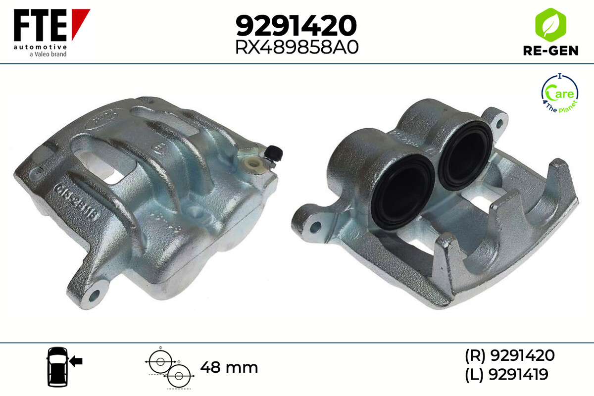 Étrier de frein FTE automotive GmbH ref. 9291420