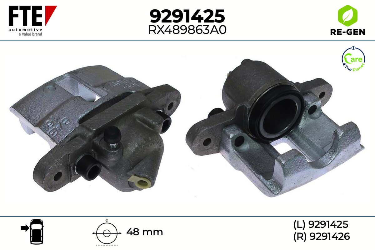 Étrier de frein FTE automotive GmbH ref. 9291425