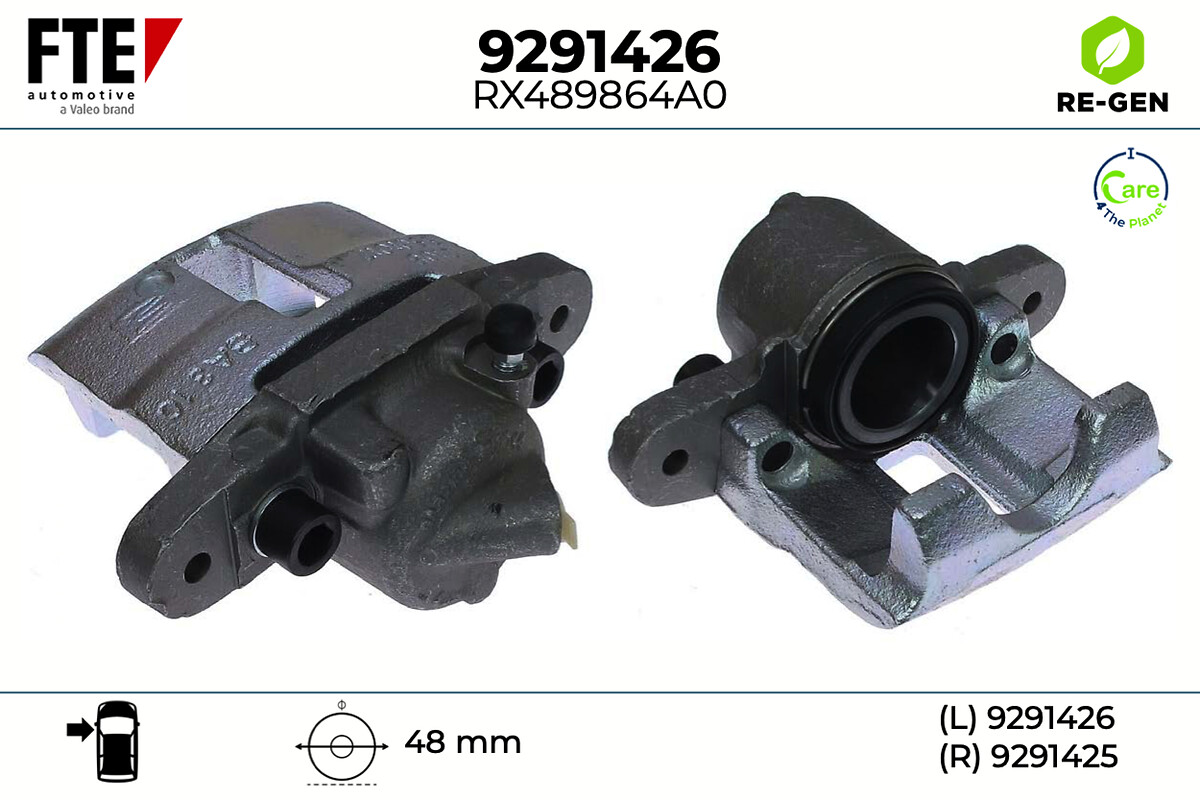 Étrier de frein FTE automotive GmbH ref. 9291426