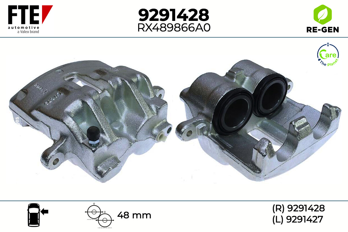 Étrier de frein FTE automotive GmbH ref. 9291428
