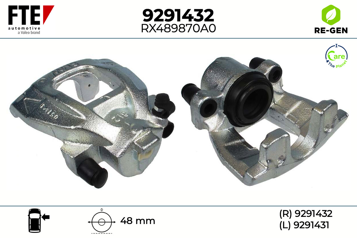 Étrier de frein FTE automotive GmbH ref. 9291432