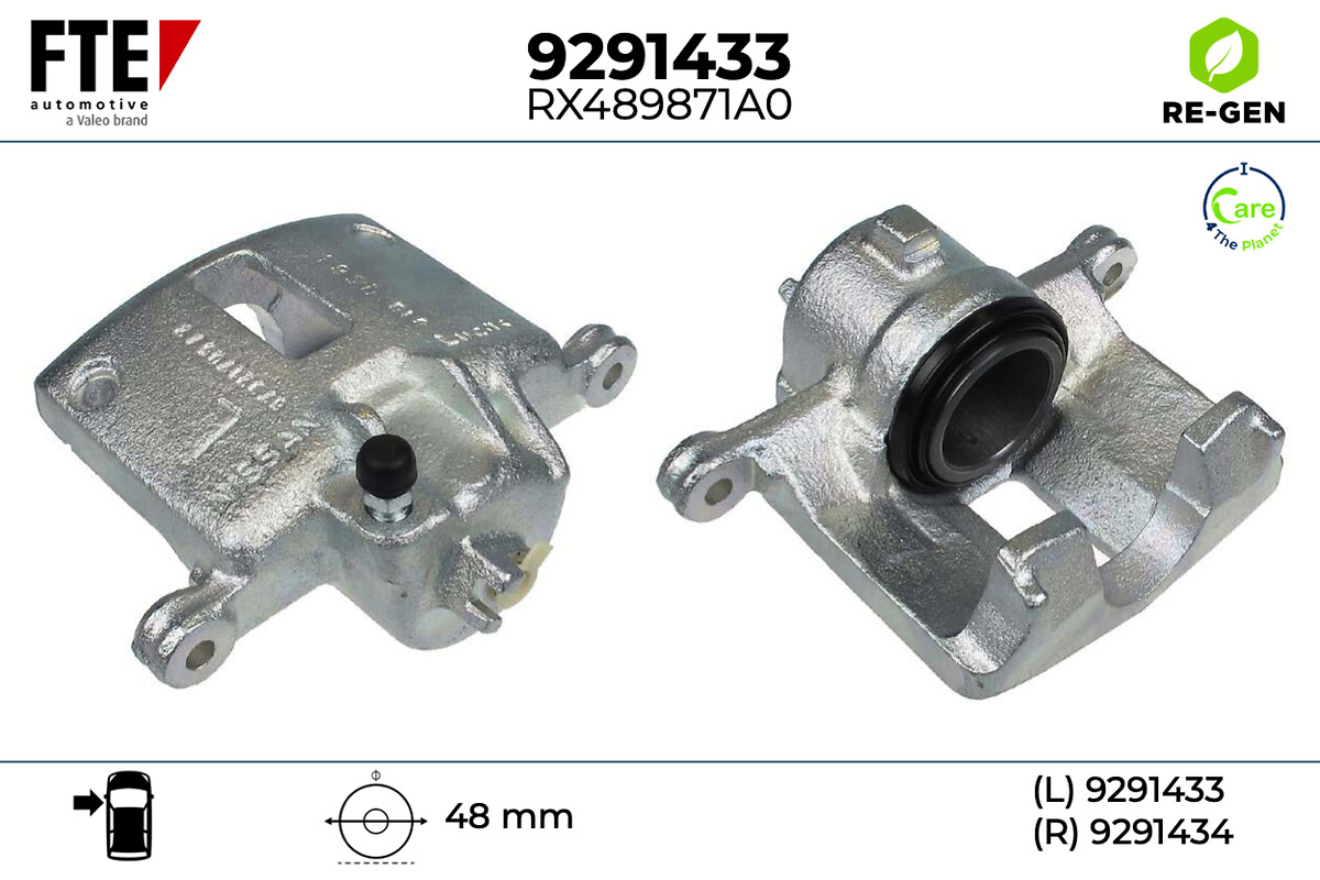 Étrier de frein FTE automotive GmbH ref. 9291433