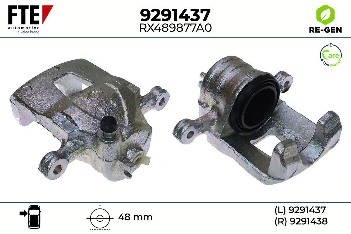 Étrier de frein FTE automotive GmbH ref. 9291437