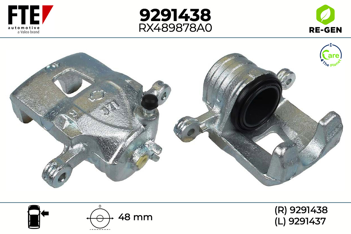 Étrier de frein FTE automotive GmbH ref. 9291438