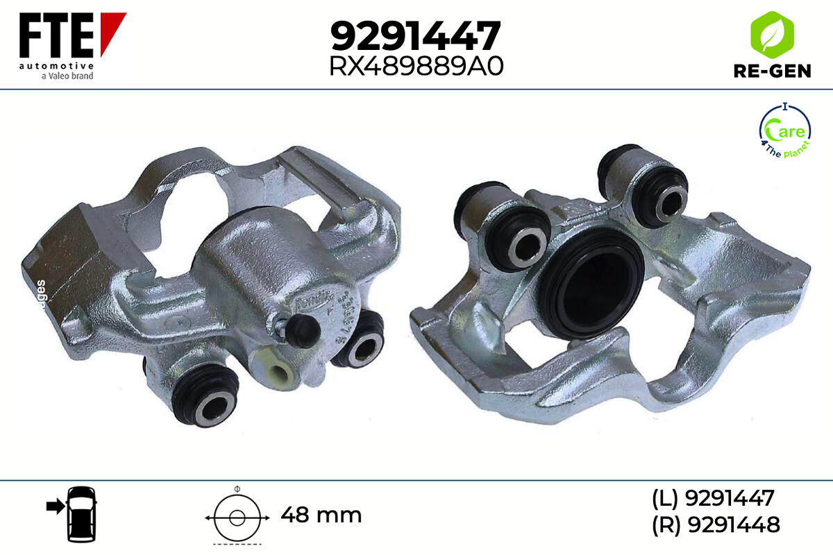 Étrier de frein FTE automotive GmbH ref. 9291447