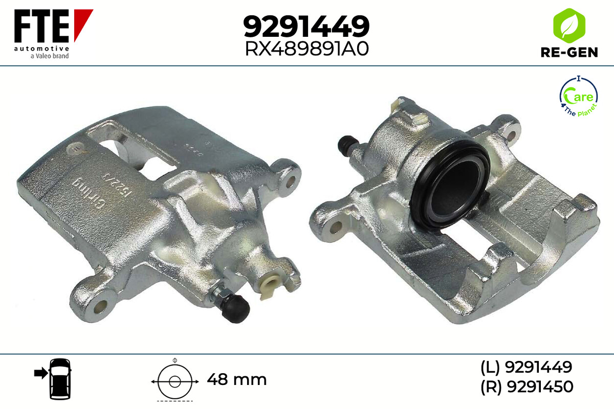 Étrier de frein FTE automotive GmbH ref. 9291449