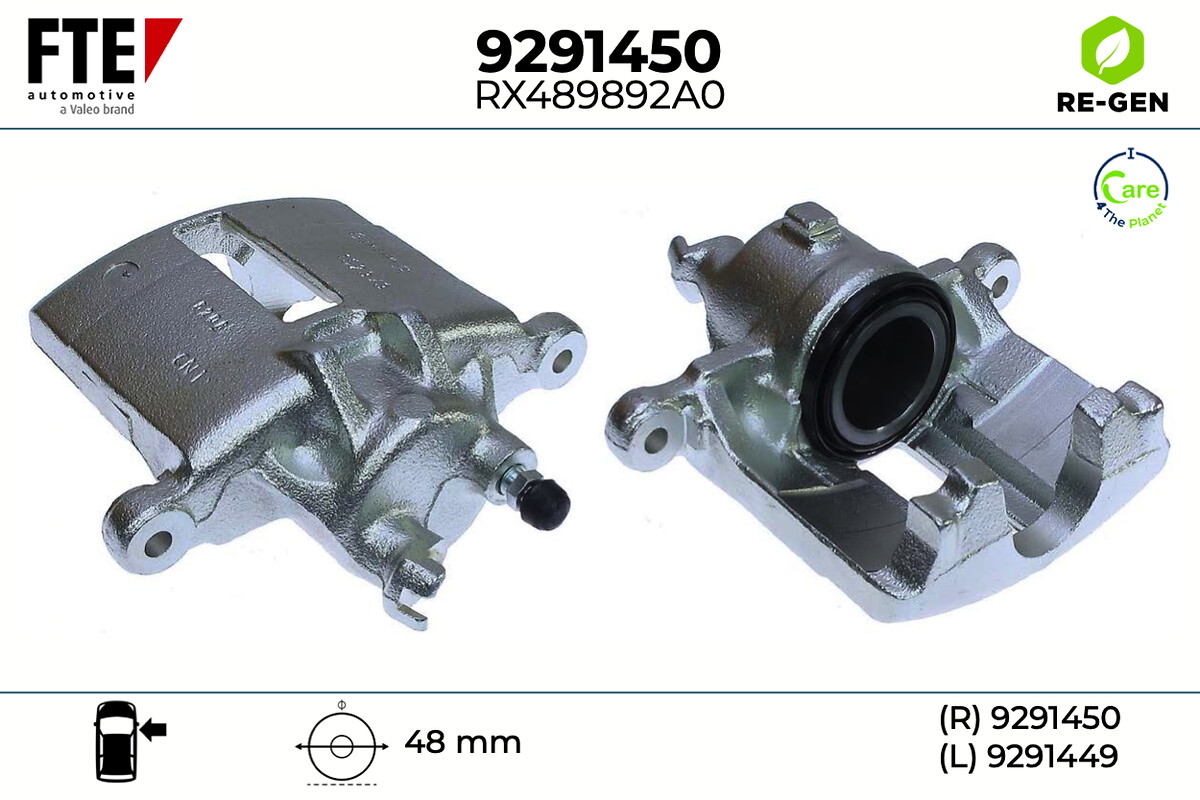 Étrier de frein FTE automotive GmbH ref. 9291450