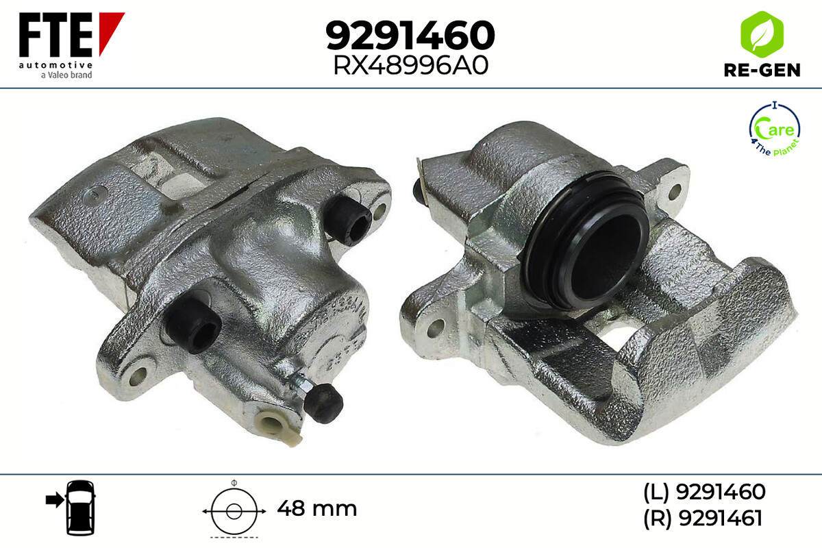 Étrier de frein FTE automotive GmbH ref. 9291460