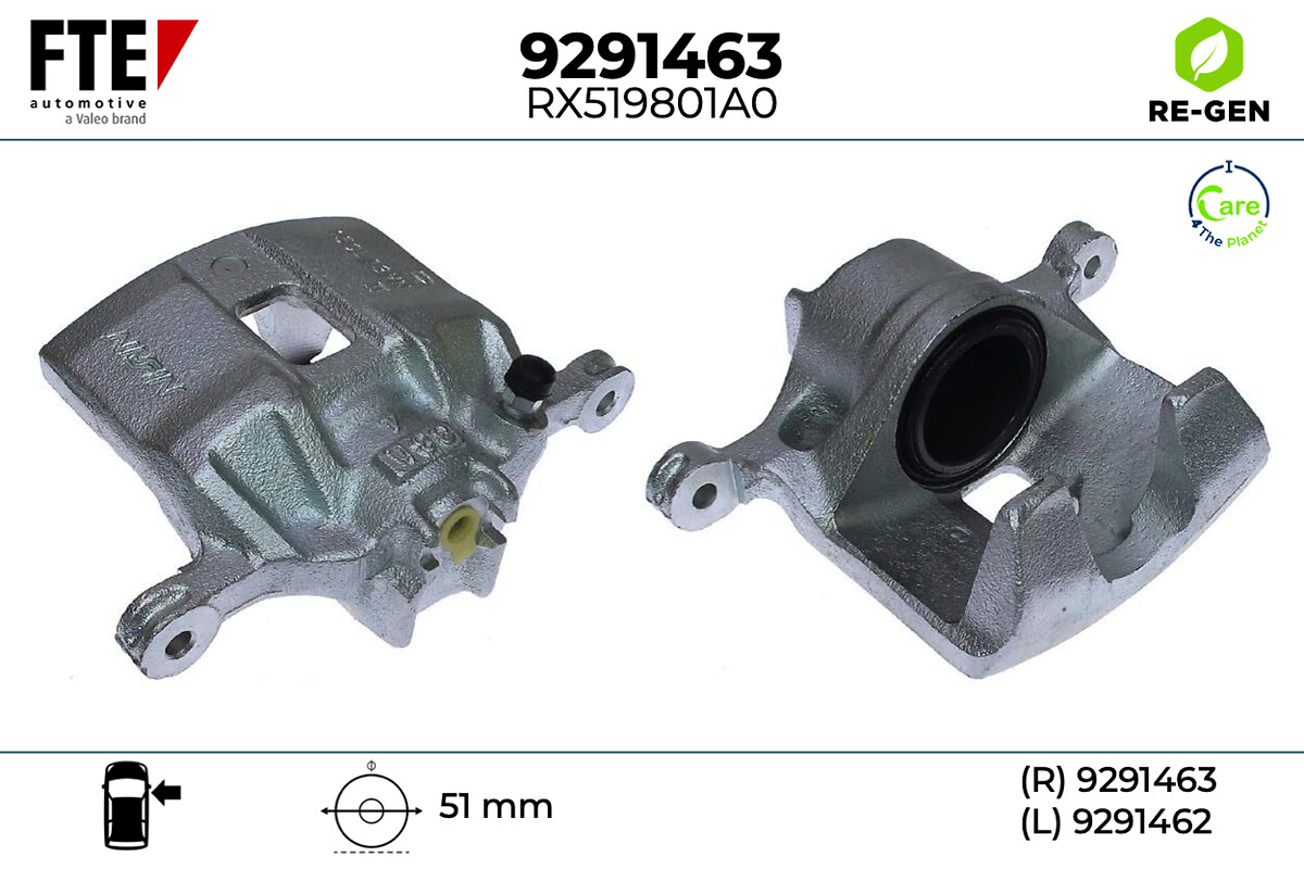 Étrier de frein FTE automotive GmbH ref. 9291463