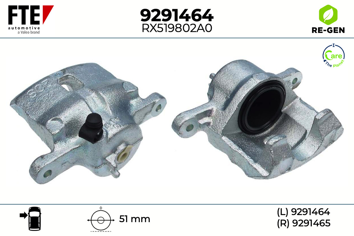 Étrier de frein FTE automotive GmbH ref. 9291464